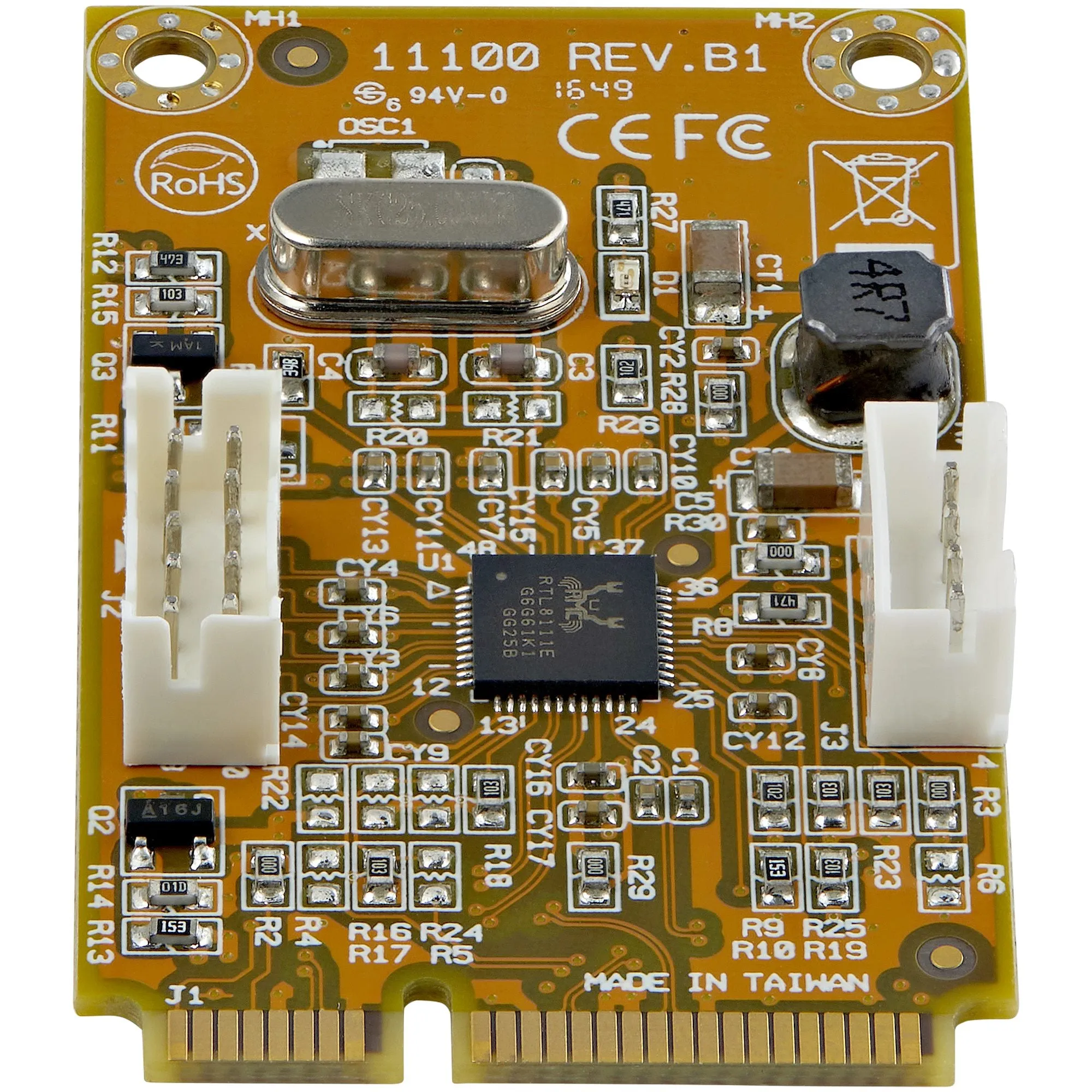 Startech.Com Mini Pcie Card - 10/100/1000Mbps Rj45 Port - Ieee 802.3 - Jumbo Frame - Network Card (St1000smpex) - Networ