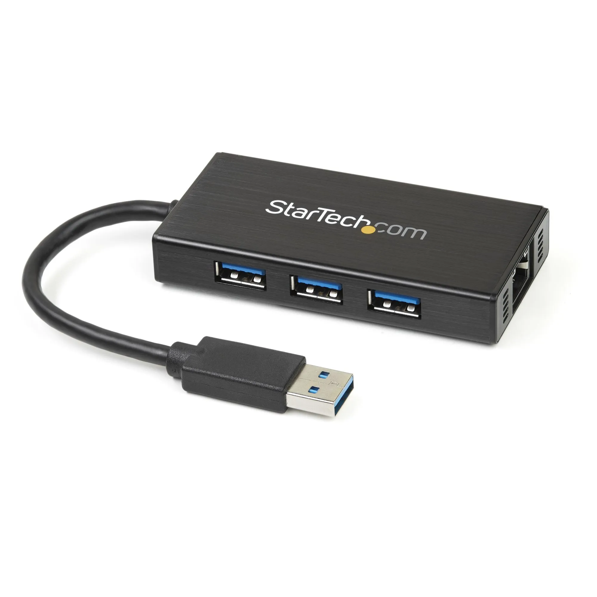 Startech.Com Usb 3.0 Hub With Gigabit Ethernet Adapter - 3 Port - Nic - Usb Network / Lan Adapter - Windows & Mac Compat