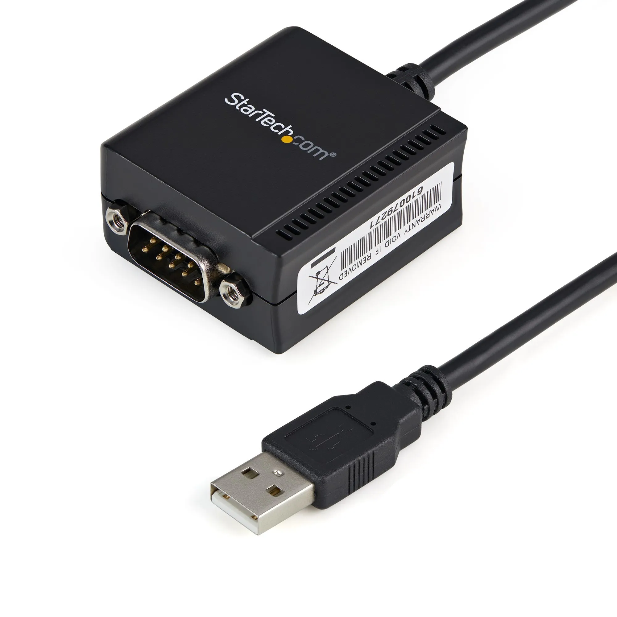 Startech.Com Usb To Serial Adapter - 1 Port - Usb Powered - Ftdi Usb Uart Chip - Db9 (9-Pin) - Usb To Rs232 Adapter (Icu