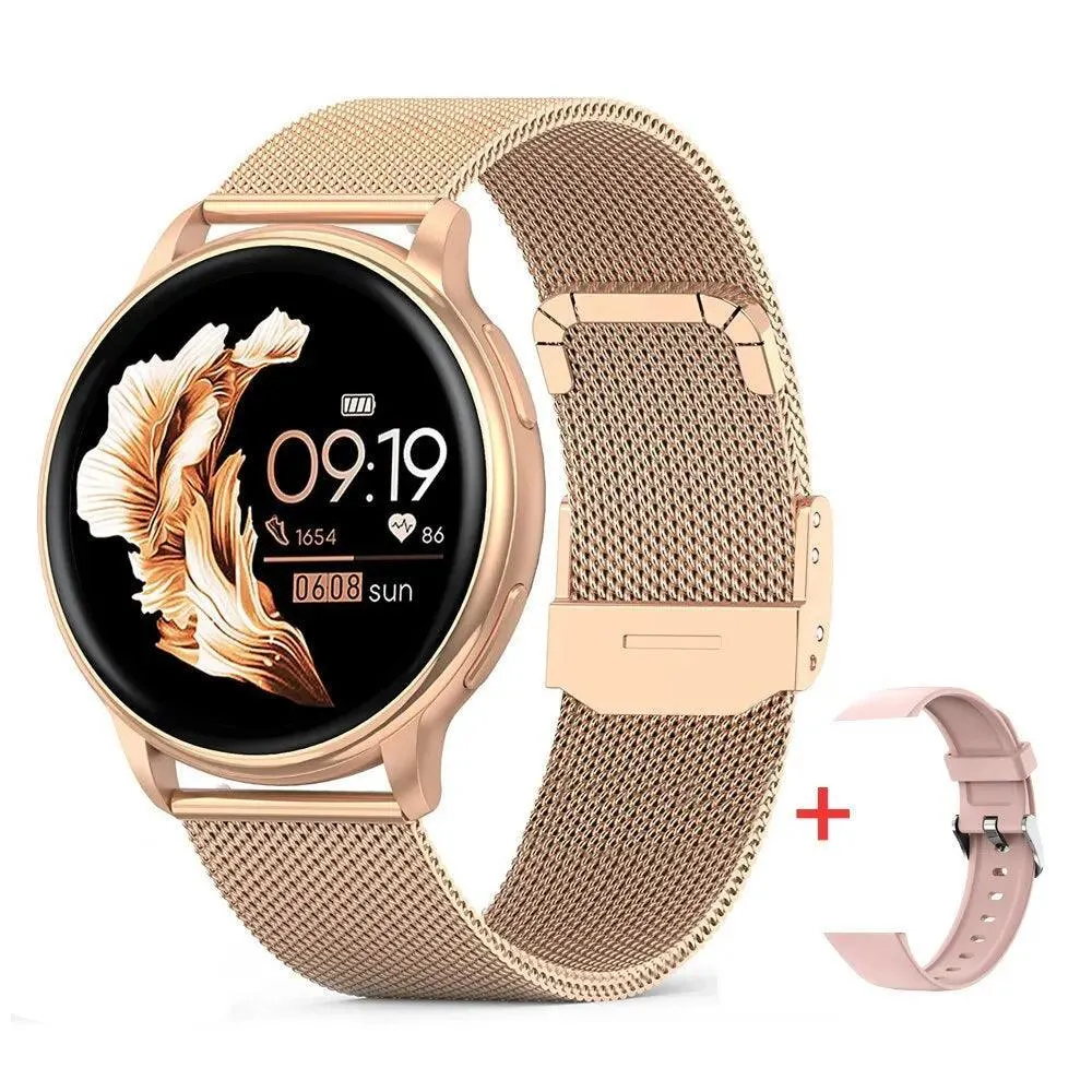 Stylish Bluetooth Fitness Smartwatch with Heart Rate Monitoring