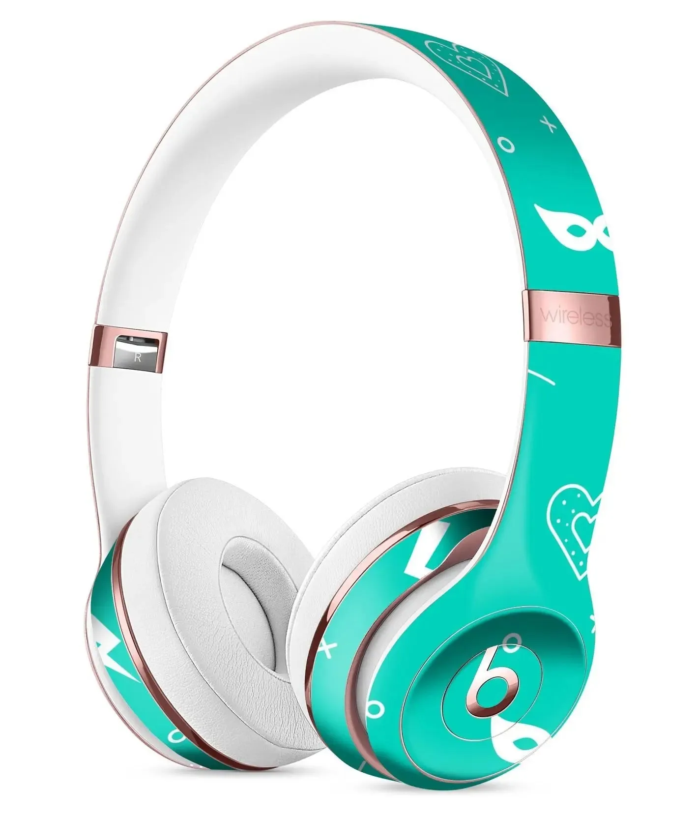 Teal Doodles with Lightning Full-Body Skin Kit for the Beats by Dre