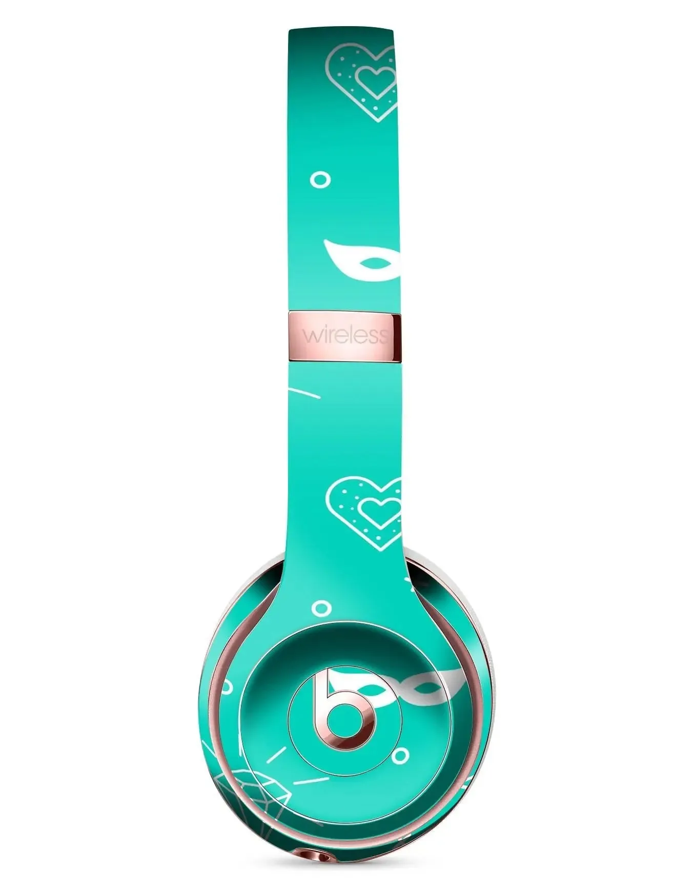 Teal Doodles with Lightning Full-Body Skin Kit for the Beats by Dre