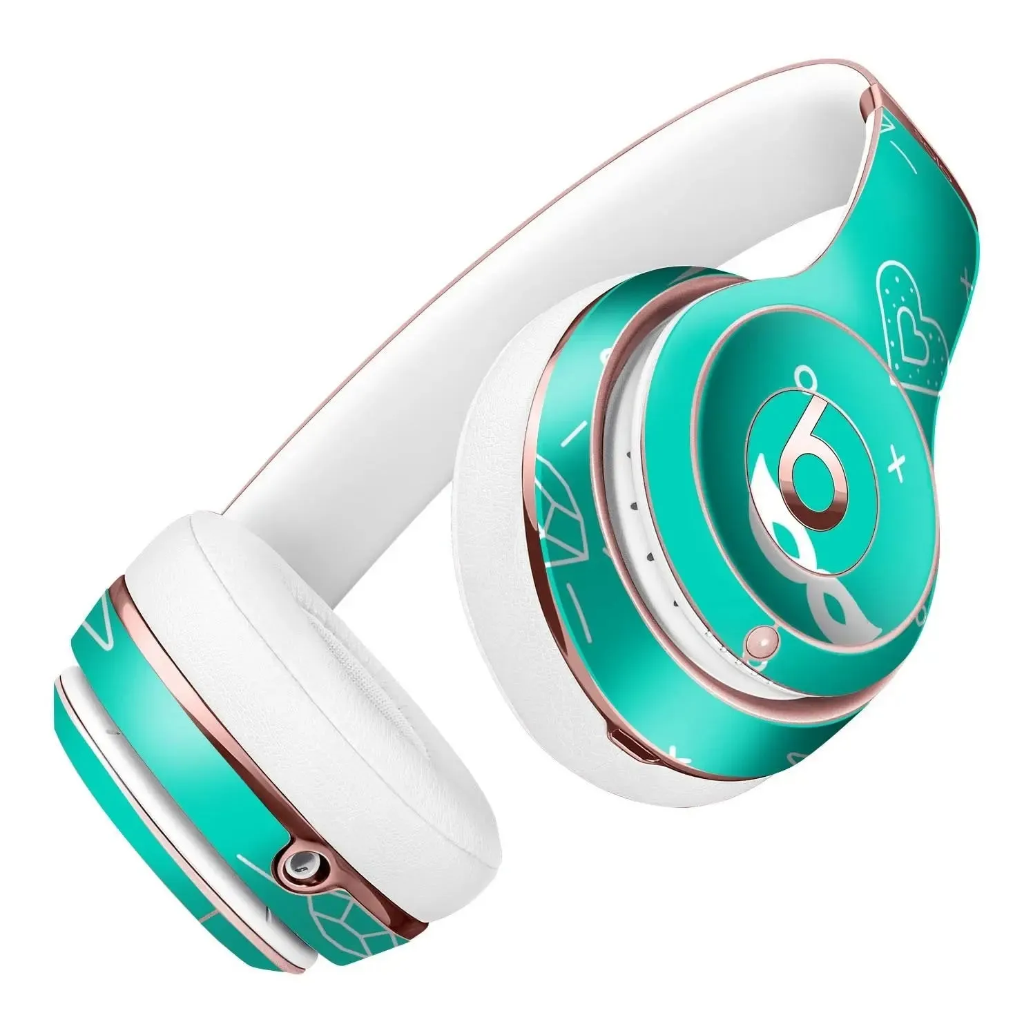 Teal Doodles with Lightning Full-Body Skin Kit for the Beats by Dre