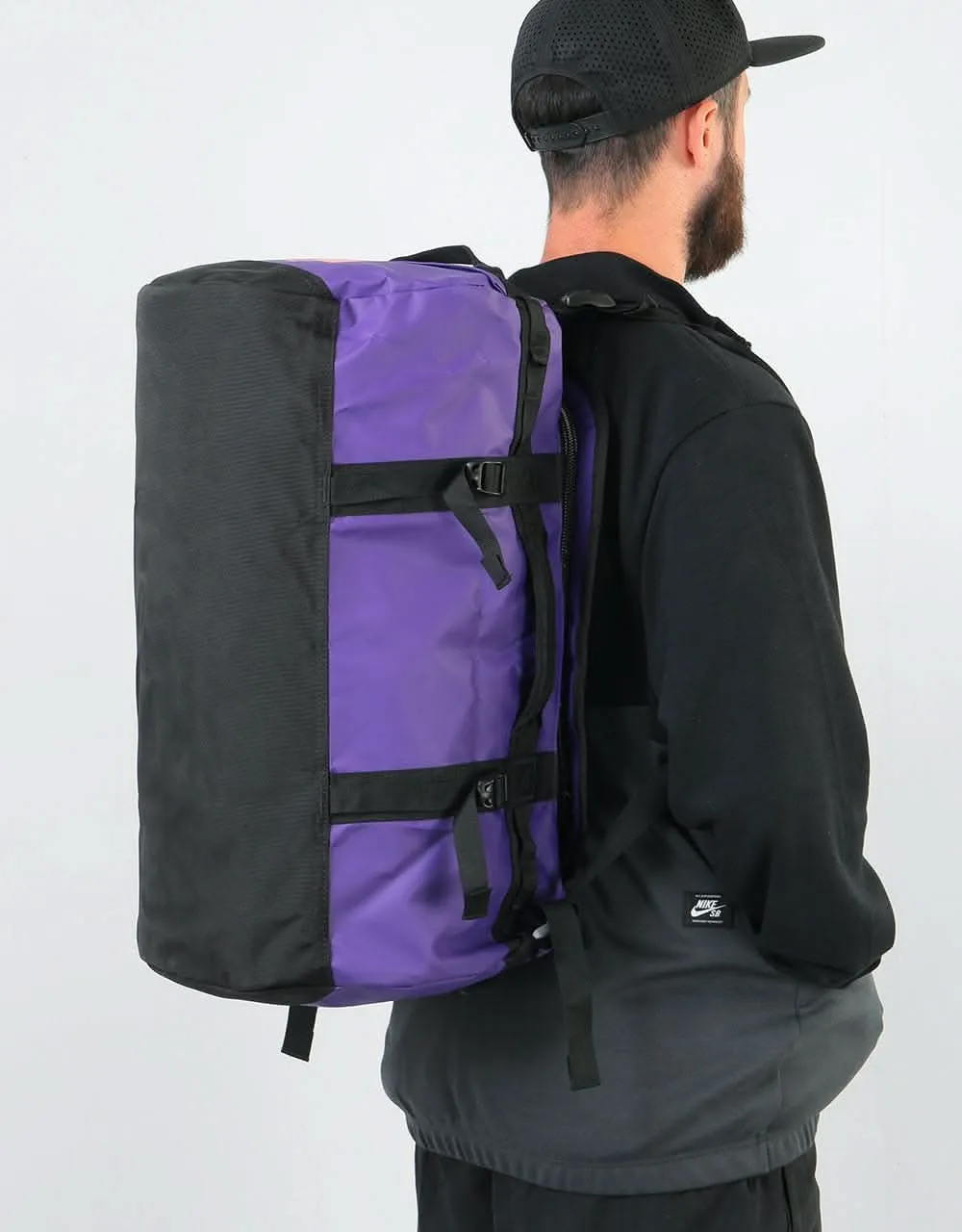 The North Face Base Camp Small Duffel Bag - Hero Purple/TNF Black