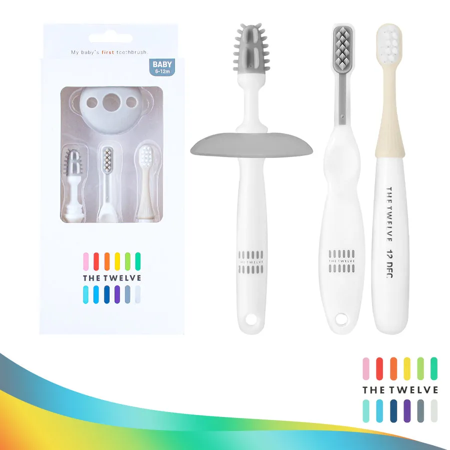 The Twelve 6-12m Baby Toothbrush (3pcs)