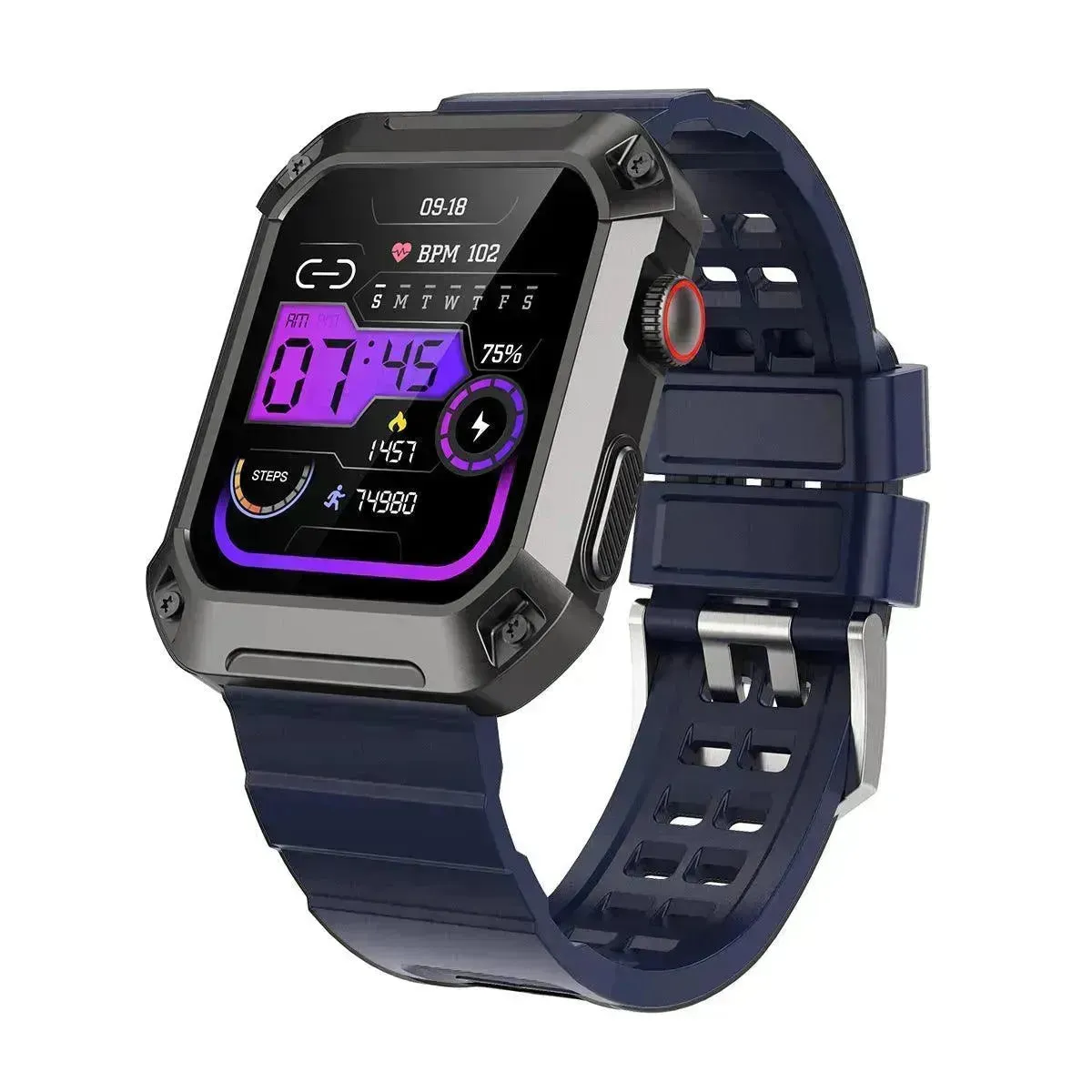 Three-proof Heart Rate And Blood Pressure Sport Mode Smart Watch