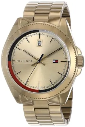 Tommy Hilfiger Analog Golden Dial Men's Watch-NETH1791686W