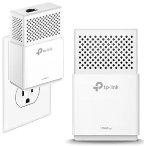 TP-Link AV1000 Powerline Ethernet Adapter(TL-PA7010 KIT)- Gigabit Port, Plug&Play, Power Saving, Ethernet Over Power, Ideal for Smart TV, Online Gaming