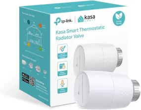 TP-Link Kasa Smart Radiator Thermostat Valve (KE100), Energy-Saving TRV with LED Display, Alexa & Google Home Compatible, Easy Installation