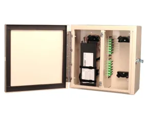 Wall Mount Fiber Patch Panel, NEMA 1 and 4 Rated, Up to 96 Ports