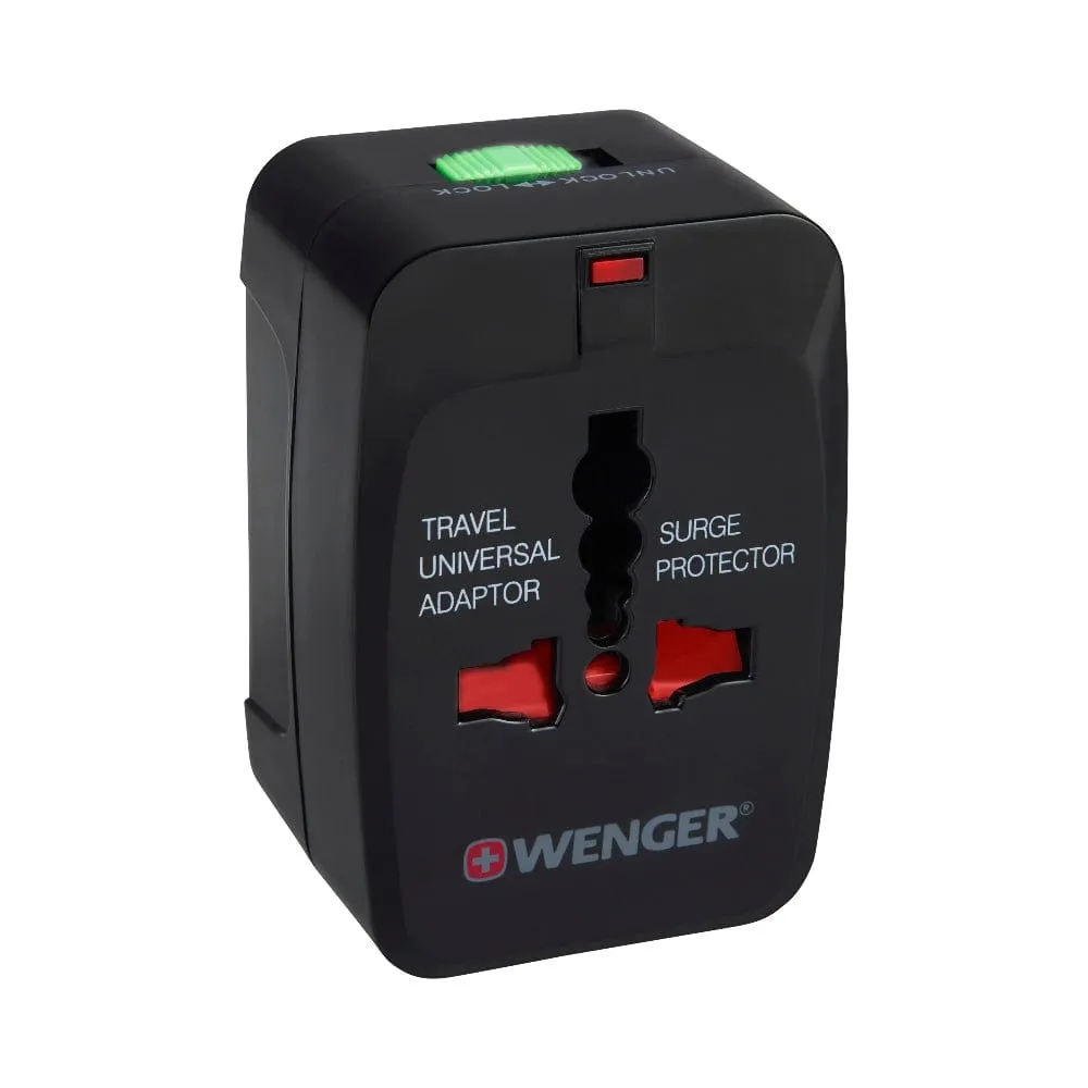 Wenger Universal Travel Adapter Black - 604551