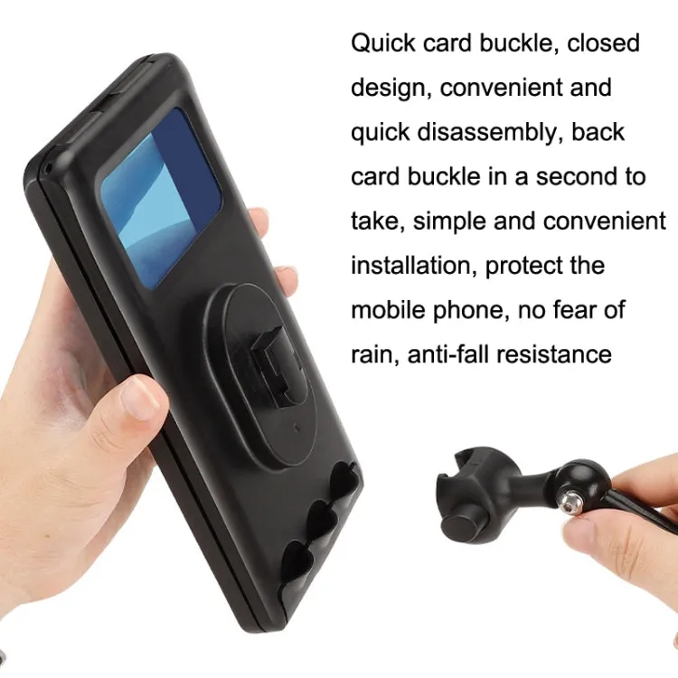 WEST BIKING Mountain Bicycle Riding Shock-proof Fixed Mobile Phone Bracket, Style: Rearview Mirror