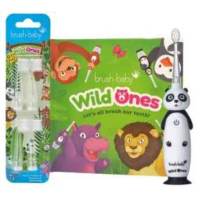 WildOnes™ Panda Rechargeable Kids Toothbrush Gift Set