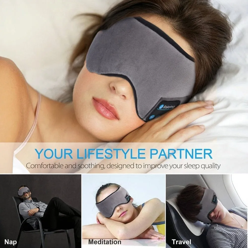 Wireless Sleep Headband Eye Mask Headphones