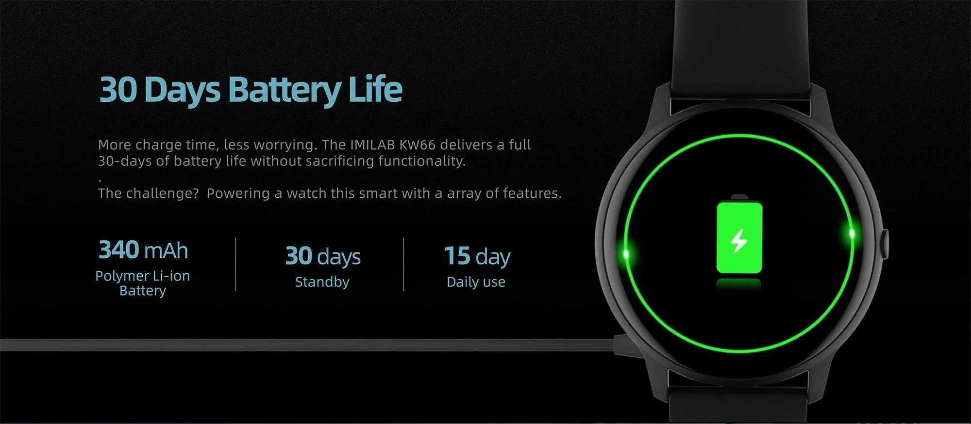 XiaoMi IMILAB KW66 IPX6 SmartWatch