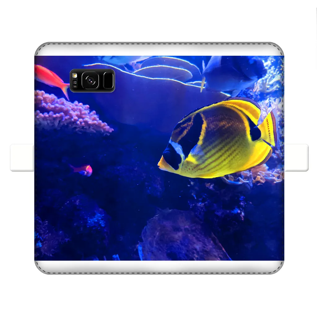 Yellow Fish Fully Printed Wallet Cases