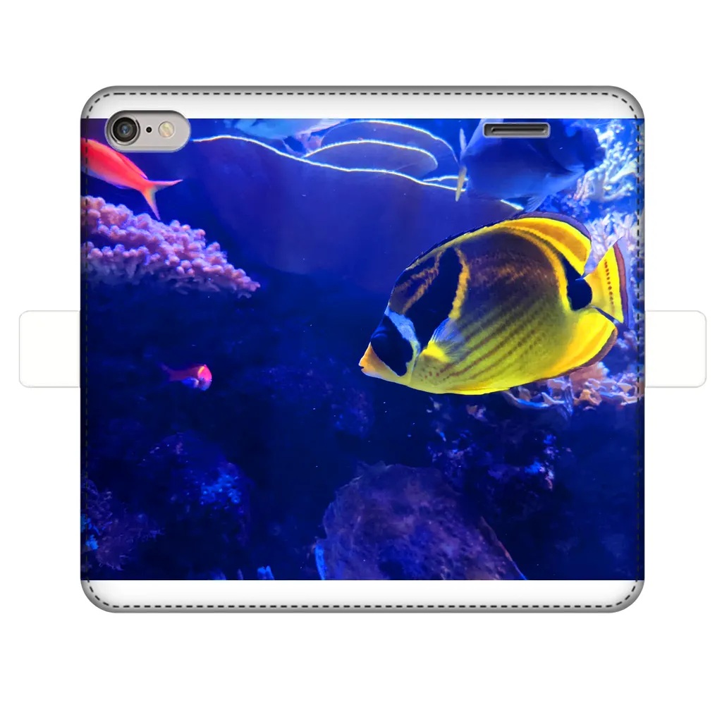 Yellow Fish Fully Printed Wallet Cases